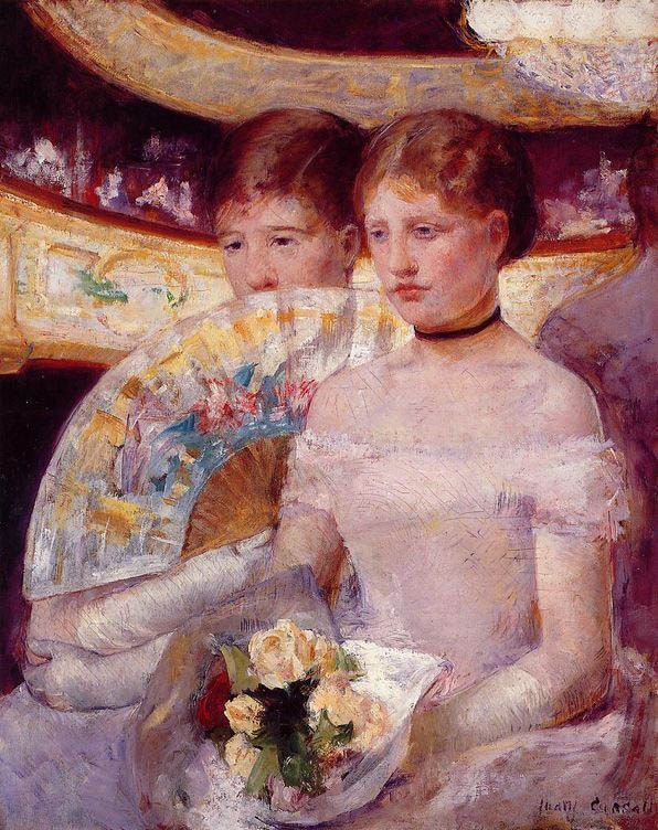 Mary Cassatt Two Women In A Theater Box